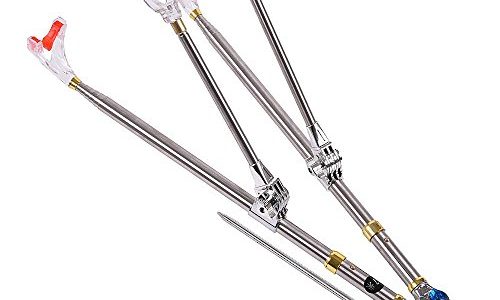 Stainless Steel Foldable Telescopic Fishing Rod Holder Pork up Double Pole Bracket Fishing Accessory Tool – Best Fishing Rod Holders Stainless Steel Foldable Telescopic Fishing Rod Holder Pork up Double Pole Bracket Fishing Accessory Tool – Best Fishing Rod Holders