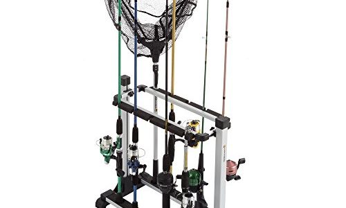 Wakeman Open air Fishing Rod Rack- Aluminum Freestanding Ground Storage, Organizer Stand House Storage, Fits 10 Freshwater Saltwater Rods – Best Fishing Rod Holders Wakeman Open air Fishing Rod Rack- Aluminum Freestanding Ground Storage, Organizer Stand House Storage, Fits 10 Freshwater Saltwater Rods – Best Fishing Rod Holders