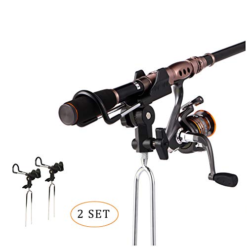 Croch Fishing Rod Pole Holders for Bank Fishing (Keep of 2) ~ Dixon Fishing Pro