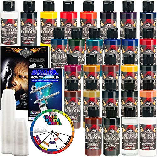 26 CREATEX Contemptible Colours 2oz Part Colours Airbrush Paint