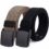 Hoanan 2-Pack Elastic Stretch Belt, Men’s Plus, Blackbrown, Size Match As much as 50″