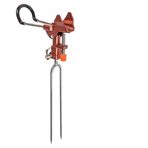 kbxstart Ground Rod Holder, Adjustable Detachable Stainless Steel