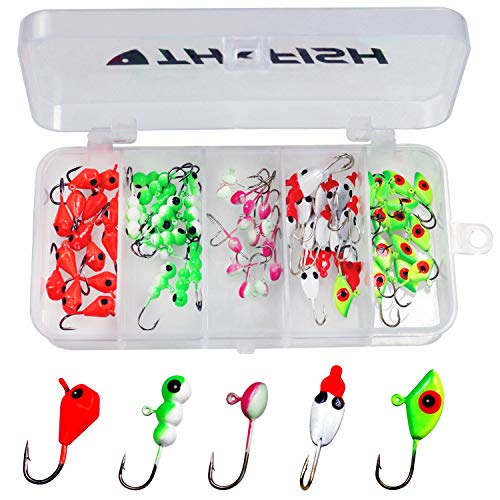 THKFISH Ice Fishing Jigs Ice Fishing Gear Ice Fishing Jigs Fishing