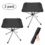 2pack Folding Camping Stool,Portable Fishing Stool&Chair, Light-weight 1.4lbs Exterior Slacker Chair for Backpacking, Hiking, BBQ, Picnic, High-tail. 220lbs Skill with Elevate Rep