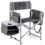 Giantex Aluminum Folding Director’s Chair, Facet Table Acquire Cup Holder Transportable Helps 250lbs Oxford Cloth Seaside Park Deck Foldable Steel Excessive Tenting Fishing Heavy-Accountability,Outside Director Chairs