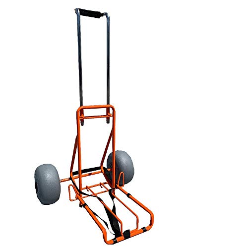 Folding Beach Cart by Wheeleez Rolling Caddy Large Heavy Duty 165 lbs. Capacity
