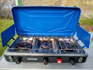 3 Burner Camping Stoves With Grill