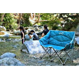 Double Folding Camping Chairs