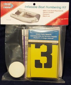 Inflatable Boats Numbering Kit