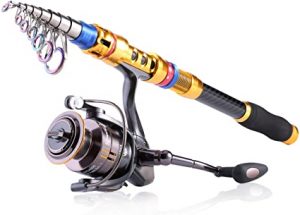 Sougayilang Spinning Telescopic Fishing Rods