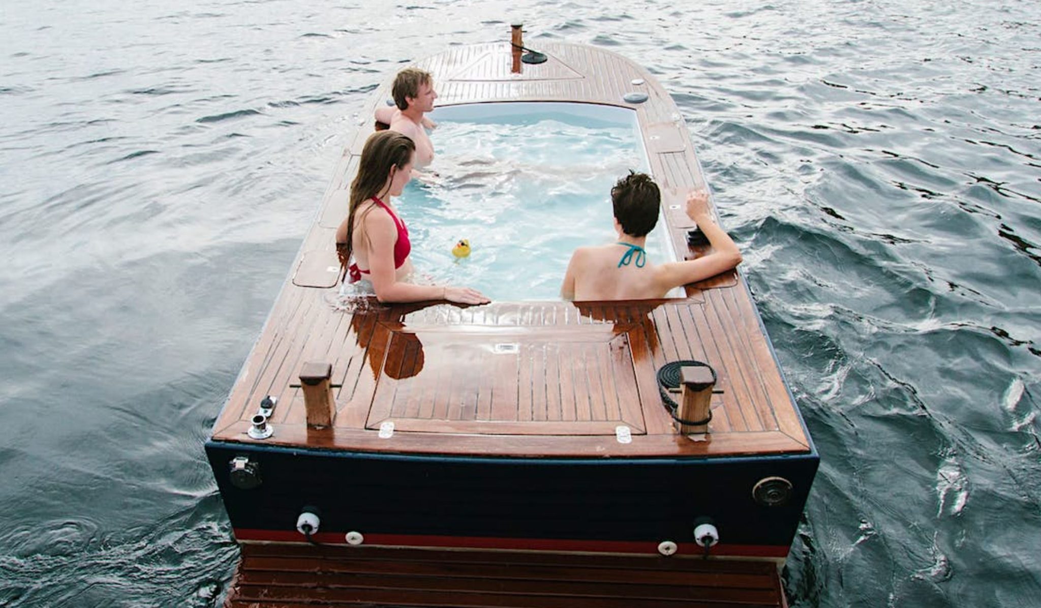 Experience an Hot Tub Boat Tour Captain Dixon